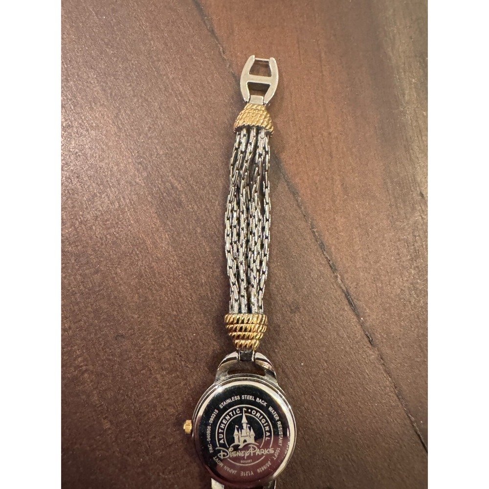 Disney Parks Minnie Mouse Two-Tone Bracelet Watch Original Authentic Disney Pink - Picture 12 of 16